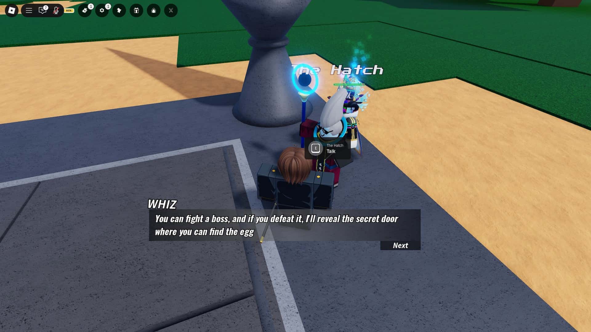 How to get the air biome egg in the Saiyan Battlegrounds experience in the Roblox The Hatch event.