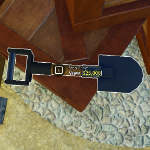 Steel Shovel from the Prospecting Roblox experience
