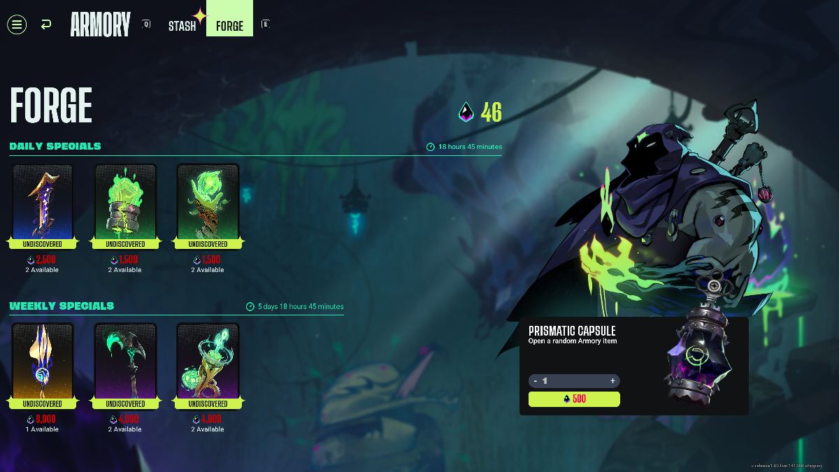 Supervive armory unlock forge