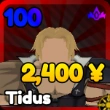 Tidus unit from the Anime Rangers X Roblox experience
