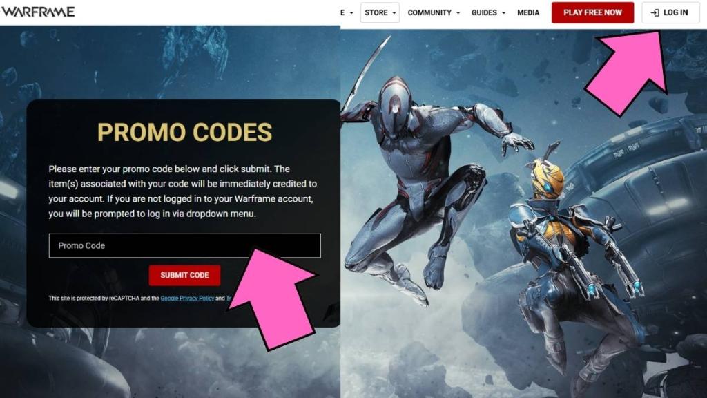 How to redeem Warframe Promo codes