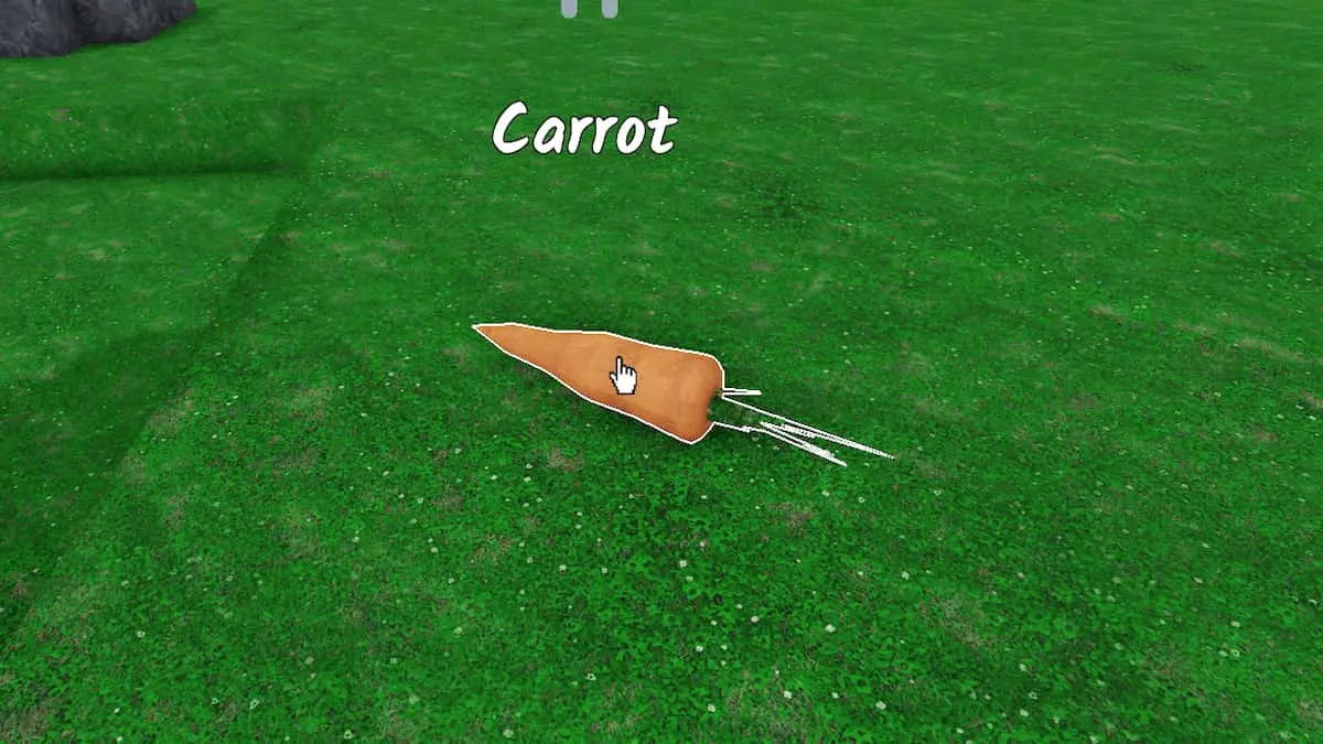A Carrot in 99 Nights in The Forest
