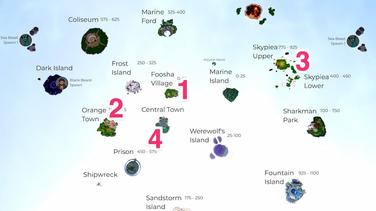 Weapon Dealer NPC Locations in Vox Seas