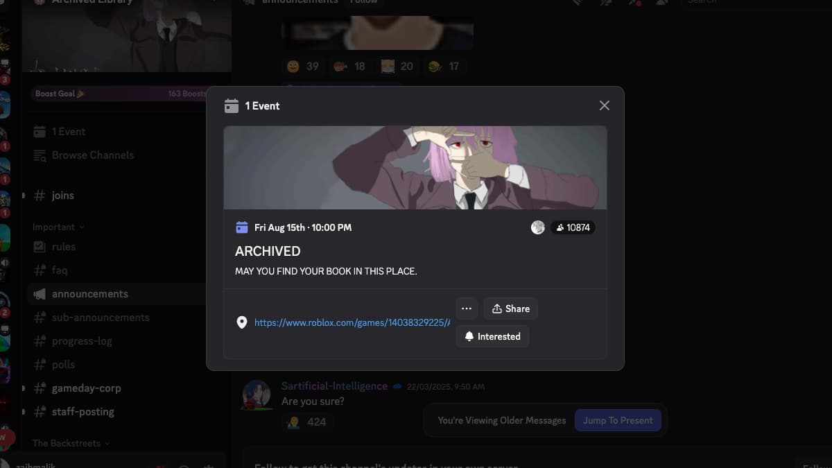 Archived Discord Server
