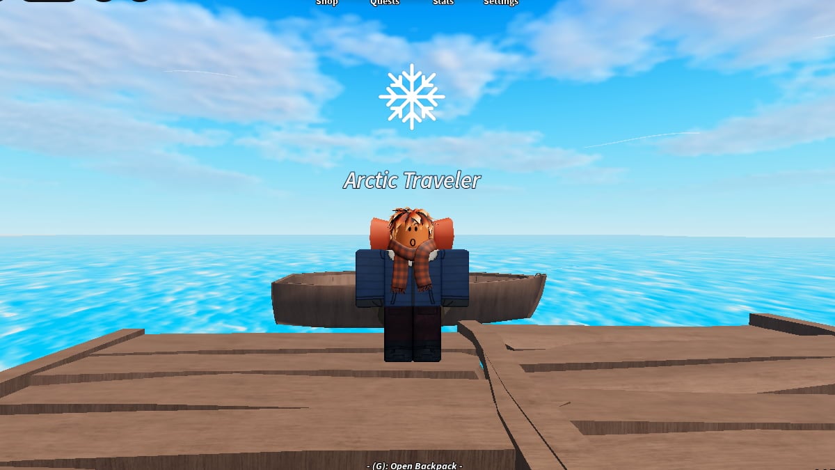 Arctic Traveler NPC in Prospecting - Prospecting Snowy Mountain Guide
