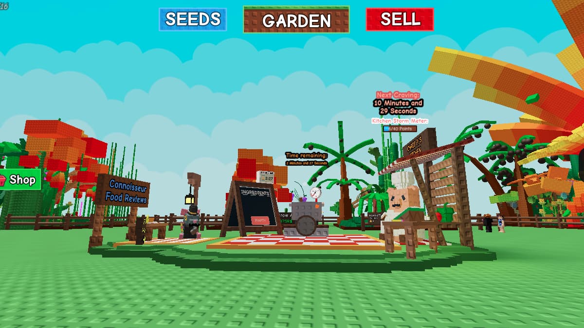Cooking Spaghetti in Grow a Garden