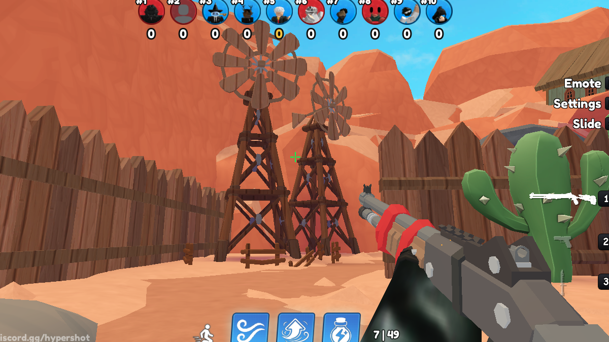 Crosshair settings in Hypershot
