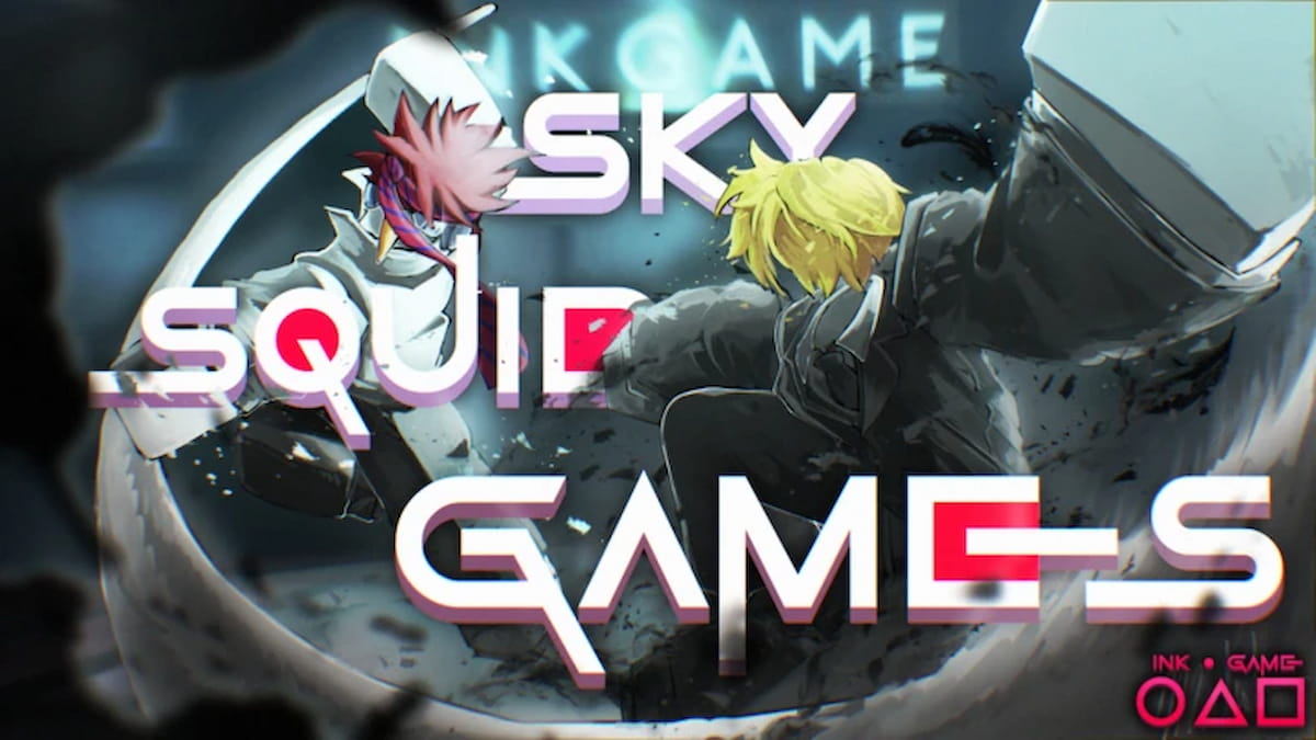 A player fighting each other in Ink Game