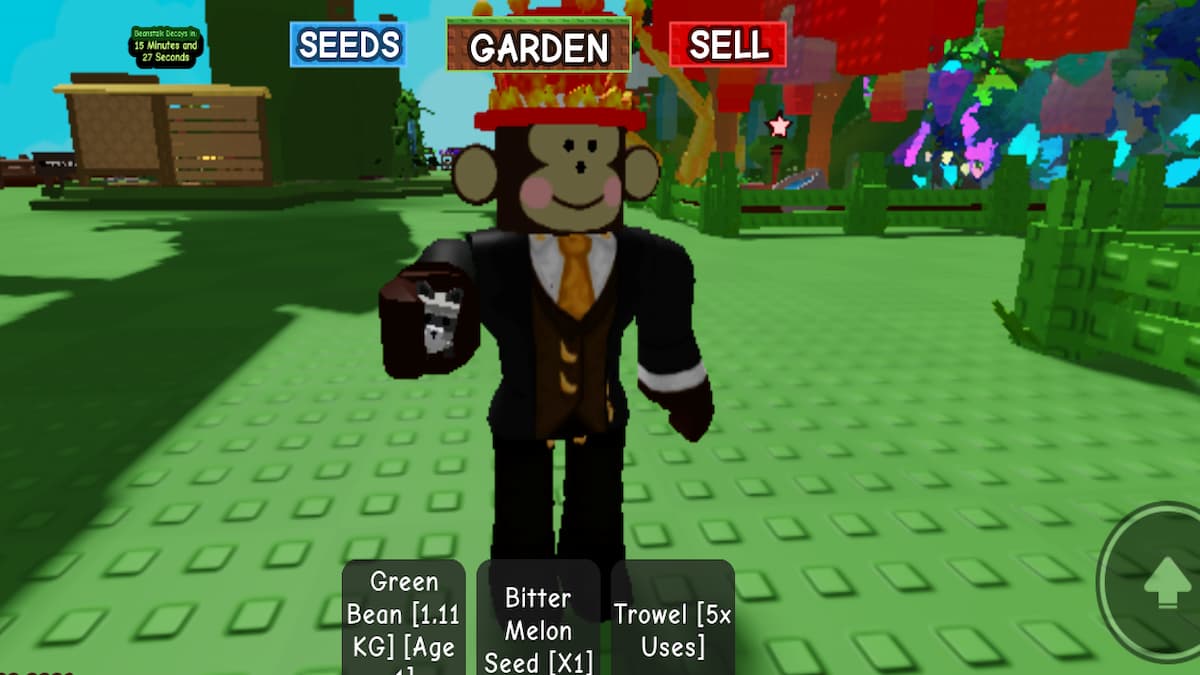 The Jandel Character in Grow A Garden