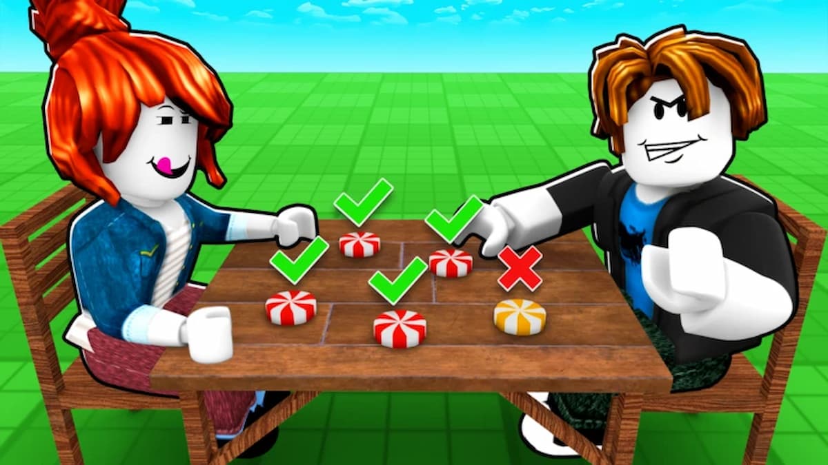 Two players sitting in a table