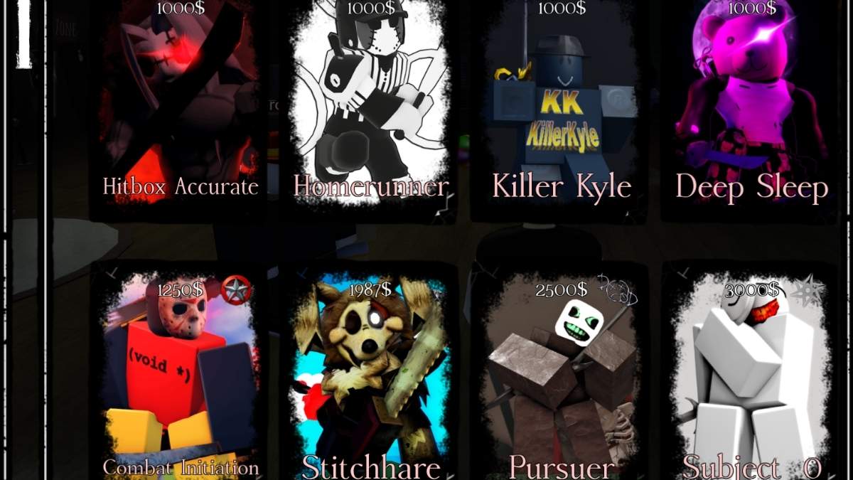 Slasher Skins in Forsaken