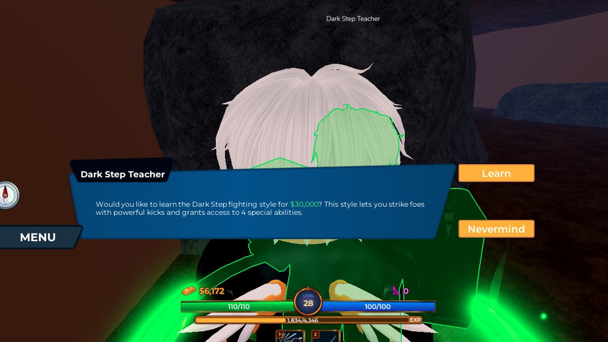Get Dark Step in Vox Seas on Roblox