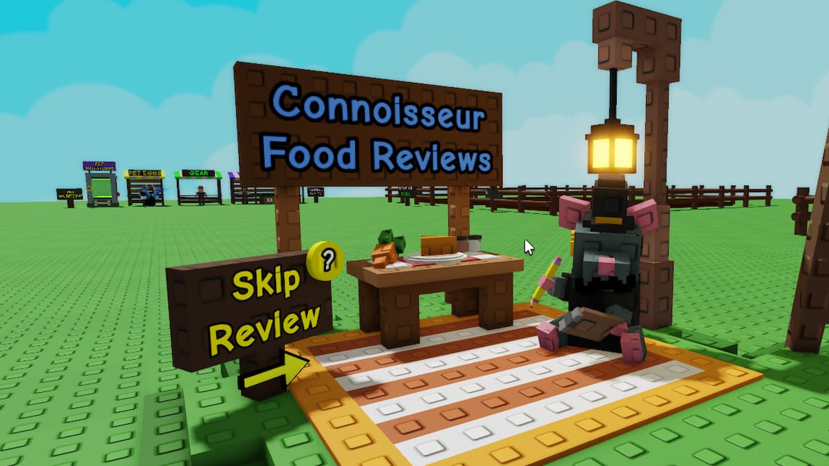 The Food Reviewer in Grow A Garden