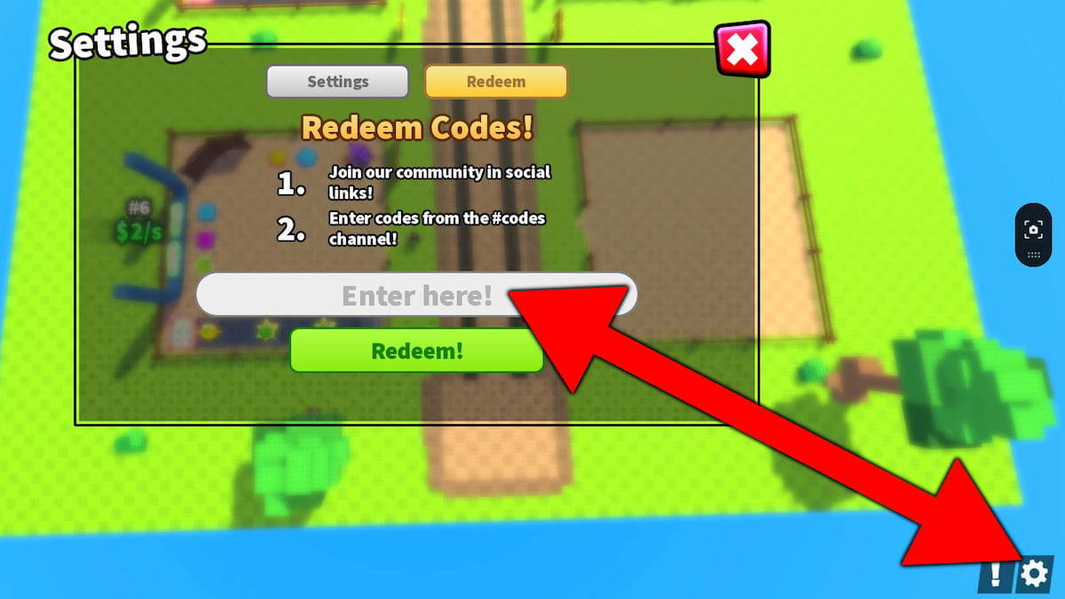 How to redeem Bounce a Brainrot codes.