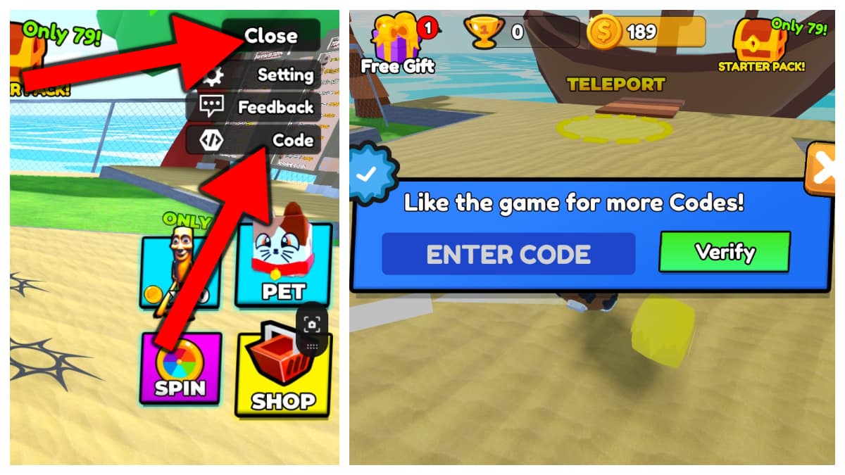 How to redeem Climb and Slide codes.