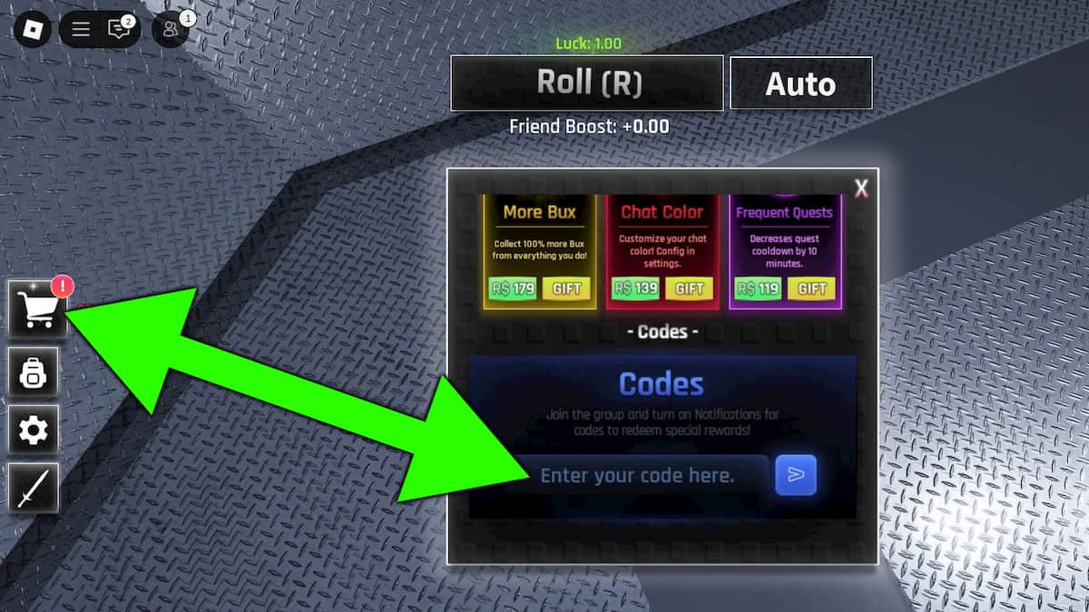 How to redeem Sword Randomizer codes.