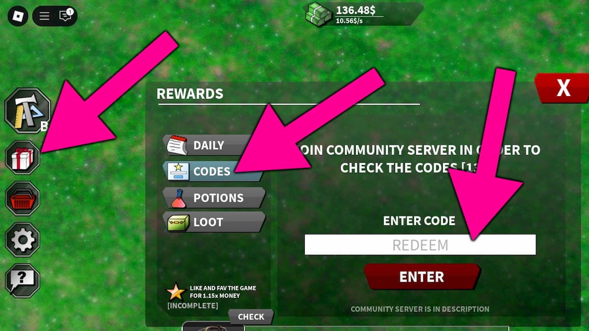 How to redeem Money Simulator Ultimate codes.