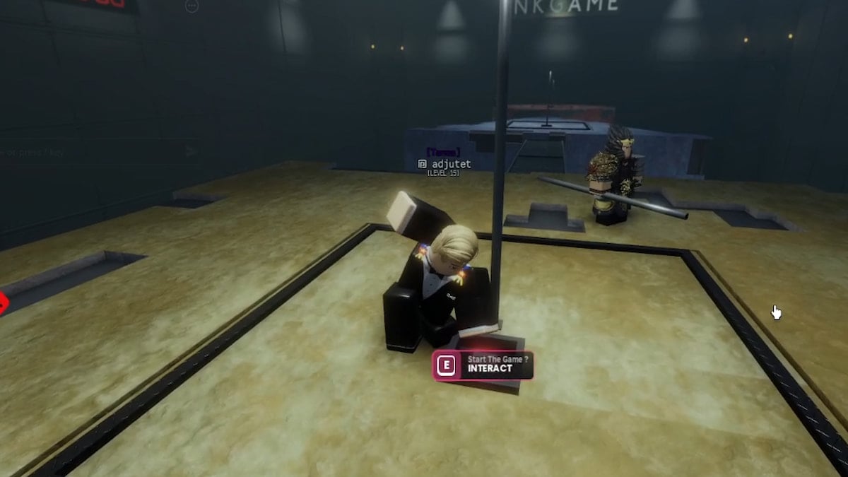 Player fighting in Sky Squid Game