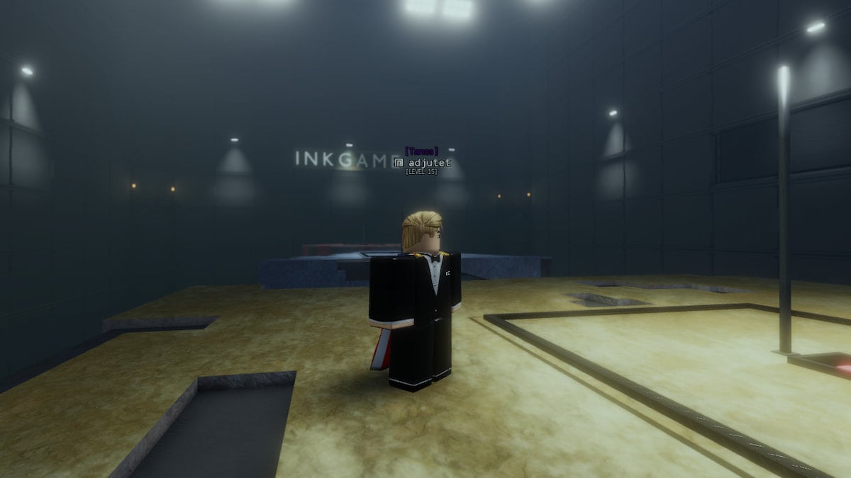 A player in Sky Squid Game