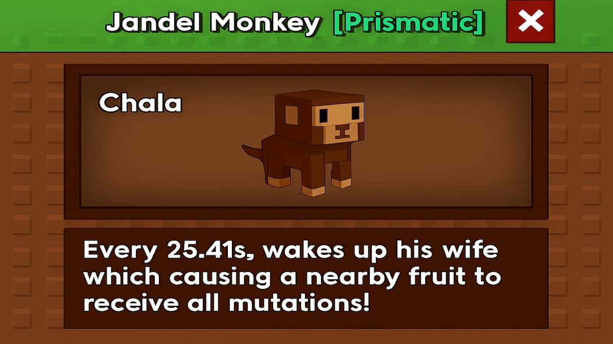 The Jandel Monkey Stats