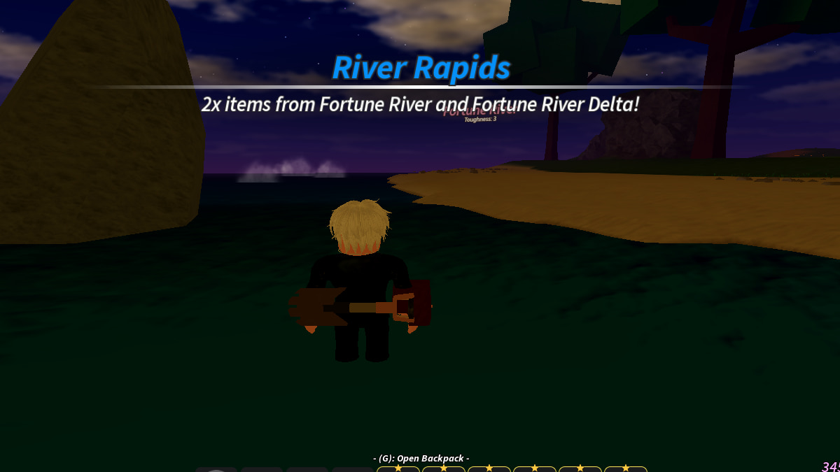 River Rapids global event in Prospecting