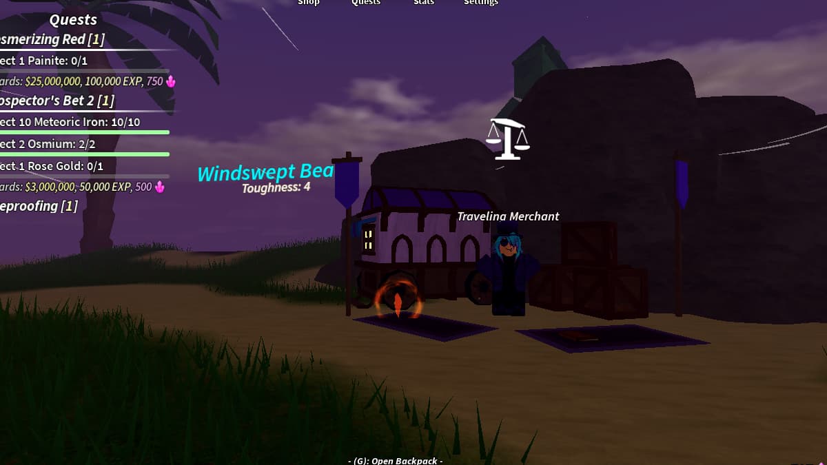 Travelling Merchant in Prospecting