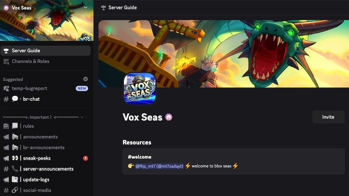 Vox Seas Discord