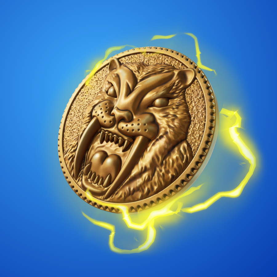 Sabertooth Tiger Coin BackBling