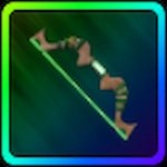 Bow weapon in Hunty Zombie Roblox experience