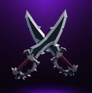 Katana weapon in Hunty Zombie Roblox experience