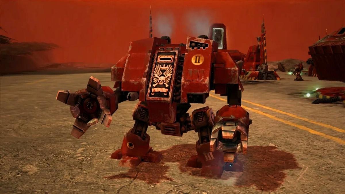 Space Marines unit in Dawn of War