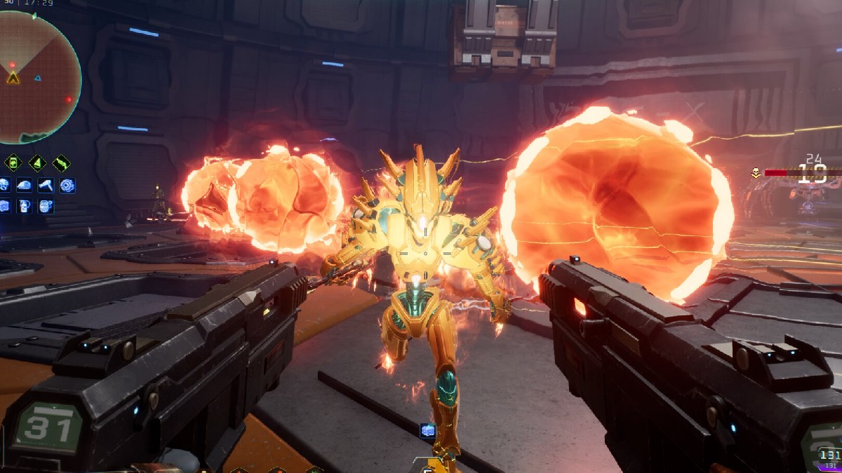 Deadzone Rogue Exotic Weapon iron squires against enemy charging at player