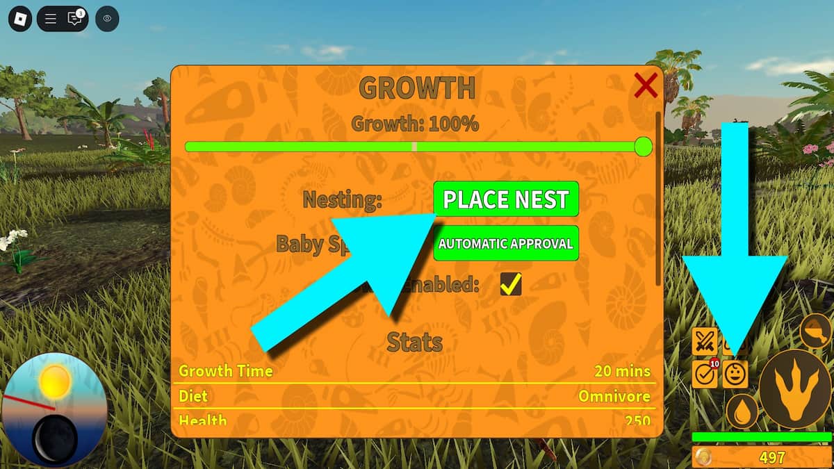 Dinosaur Life - How to make a nest?