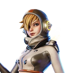 Farlight 84 character splash art blonde woman with one eye covered and hooded jacket