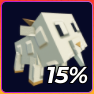 Goat pet in Hunty Zombie Roblox experience