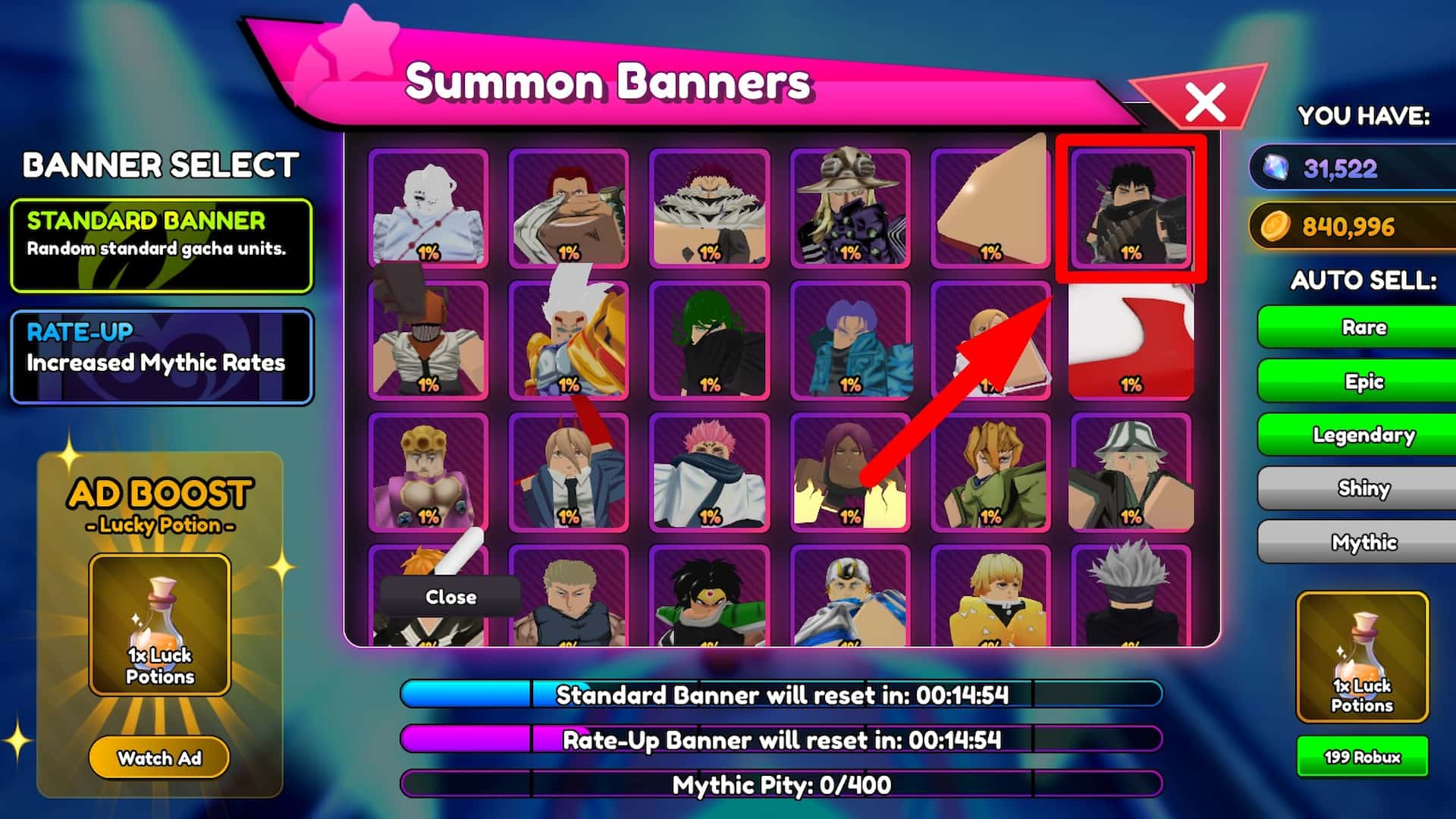 How to get the Black Swordsman in Anime Rangers X