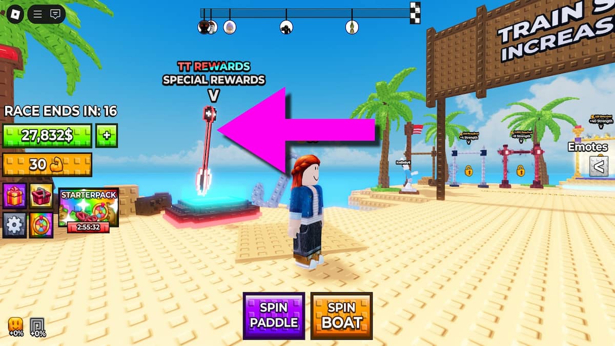 How to get Click to Aura Farm TT Paddle