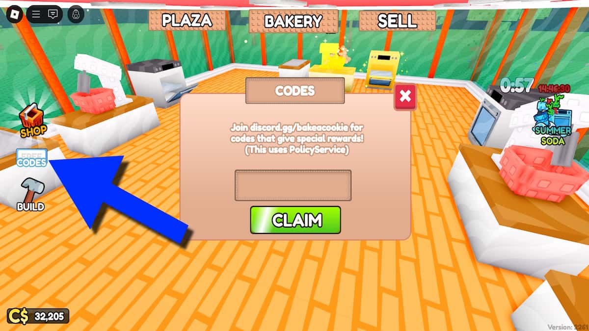 How to redeem Bake a Cookie codes.