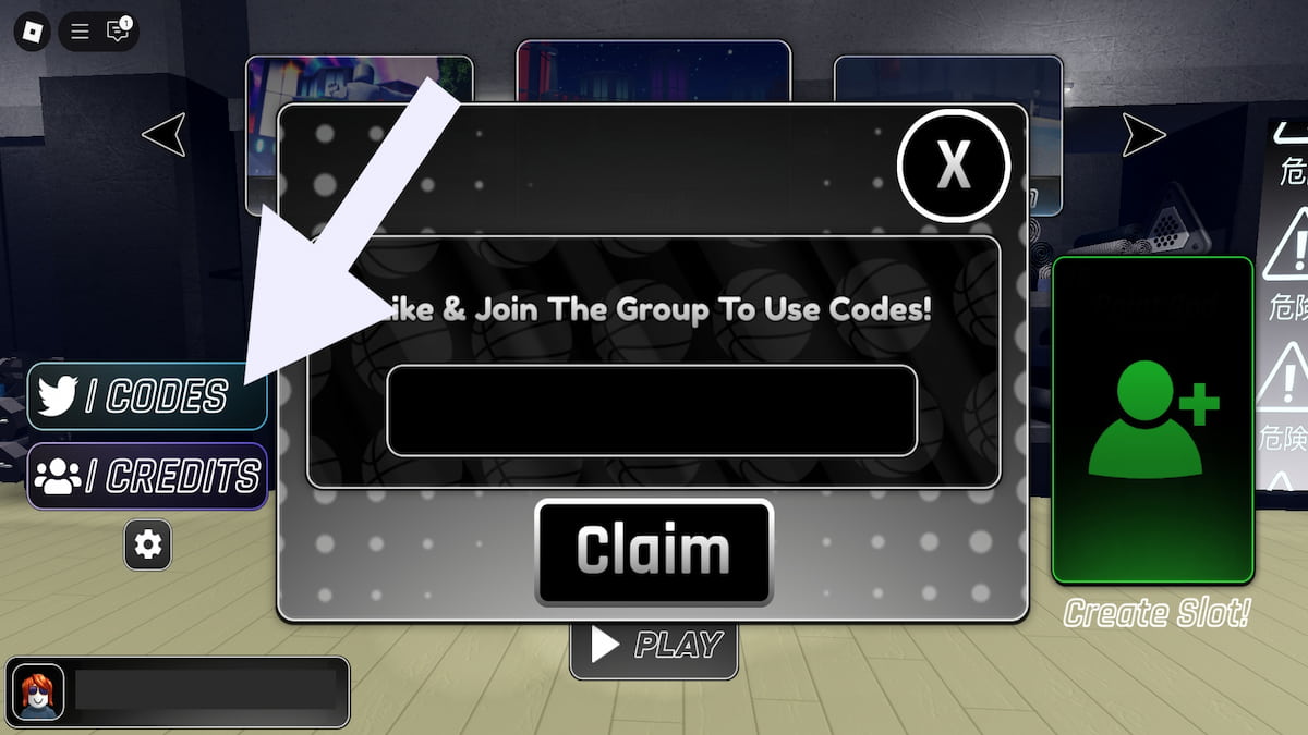How to redeem codes in Hoop Heroes.