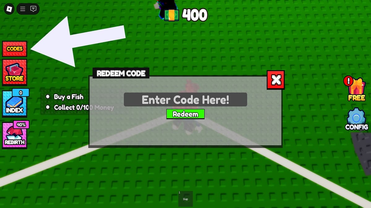 How to redeem codes in Steal a Fish.