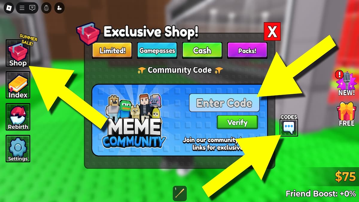 How to redeem Steal a Meme codes
