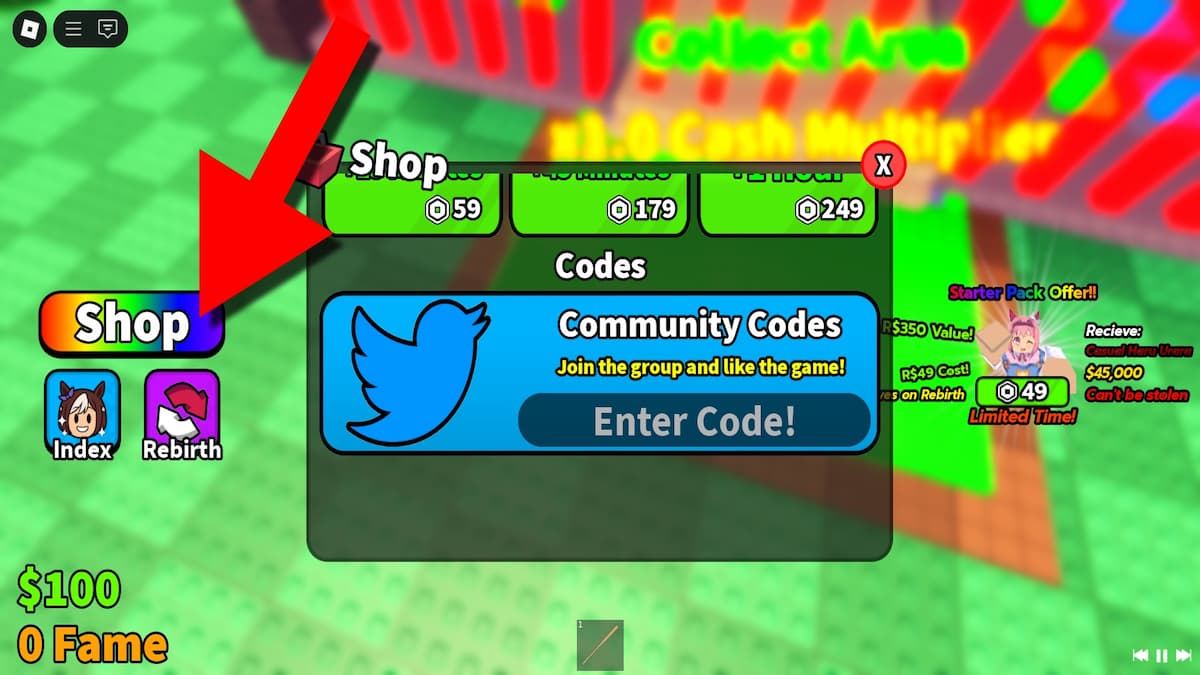 How to redeem codes in Steal An Umamusume.