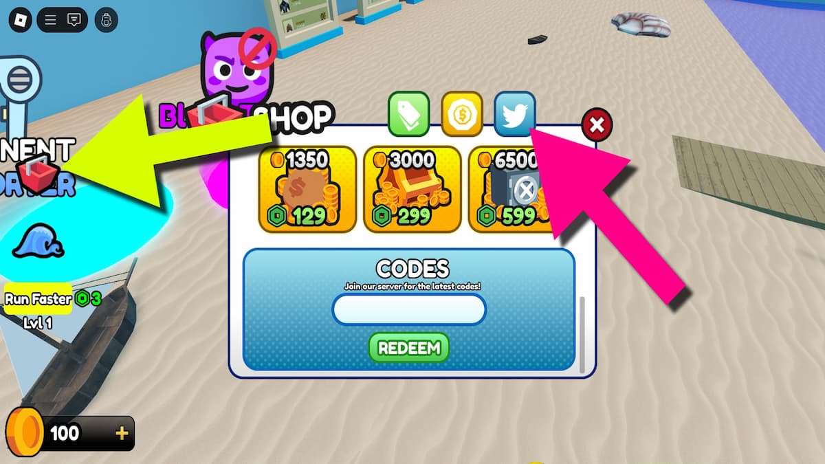 How to redeem Tsunami Experiment codes.
