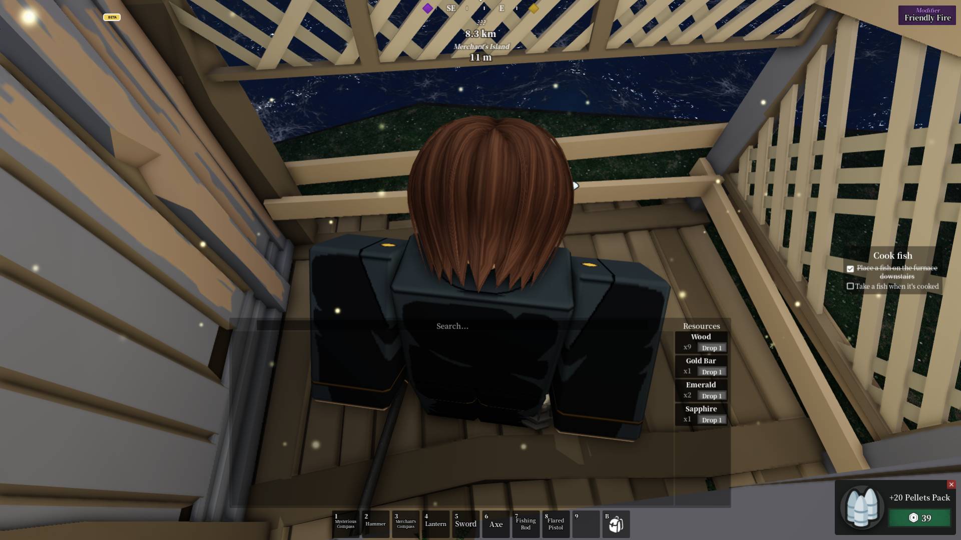 How to sell items in the Voyagers Roblox experience