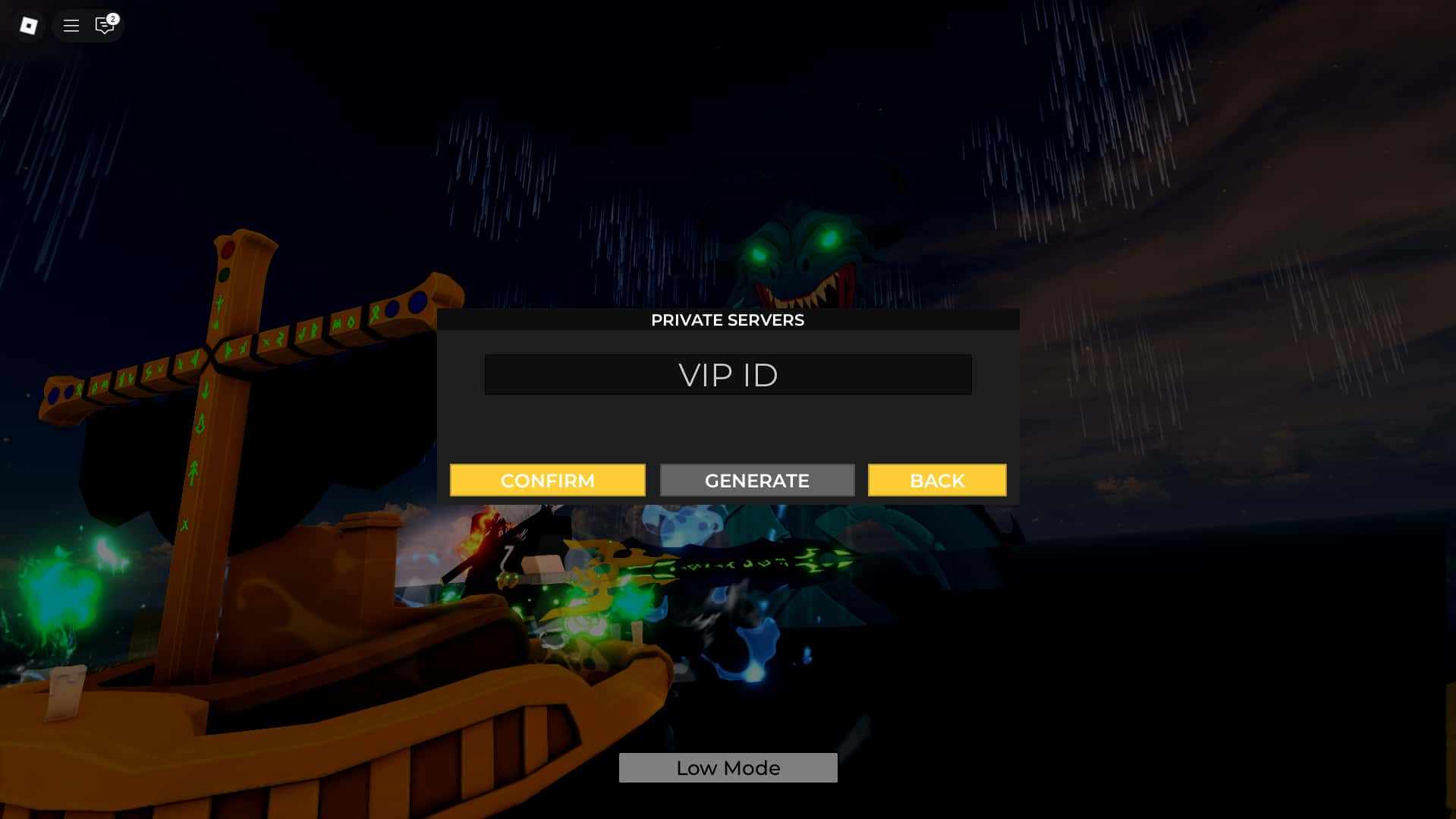 How to use private server links in Vox Seas
