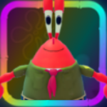 Kamp Director Krabs unit in the SpongeBob Tower Defense Roblox experience