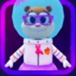 Kamp Scout Sandy unit in the SpongeBob Tower Defense Roblox experience