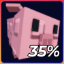 Pig pet in Hunty Zombie Roblox experience