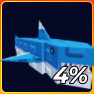 Shark pet in Hunty Zombie Roblox experience
