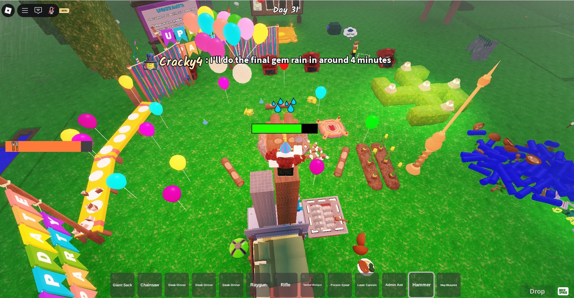 A Decorated Base in Roblox